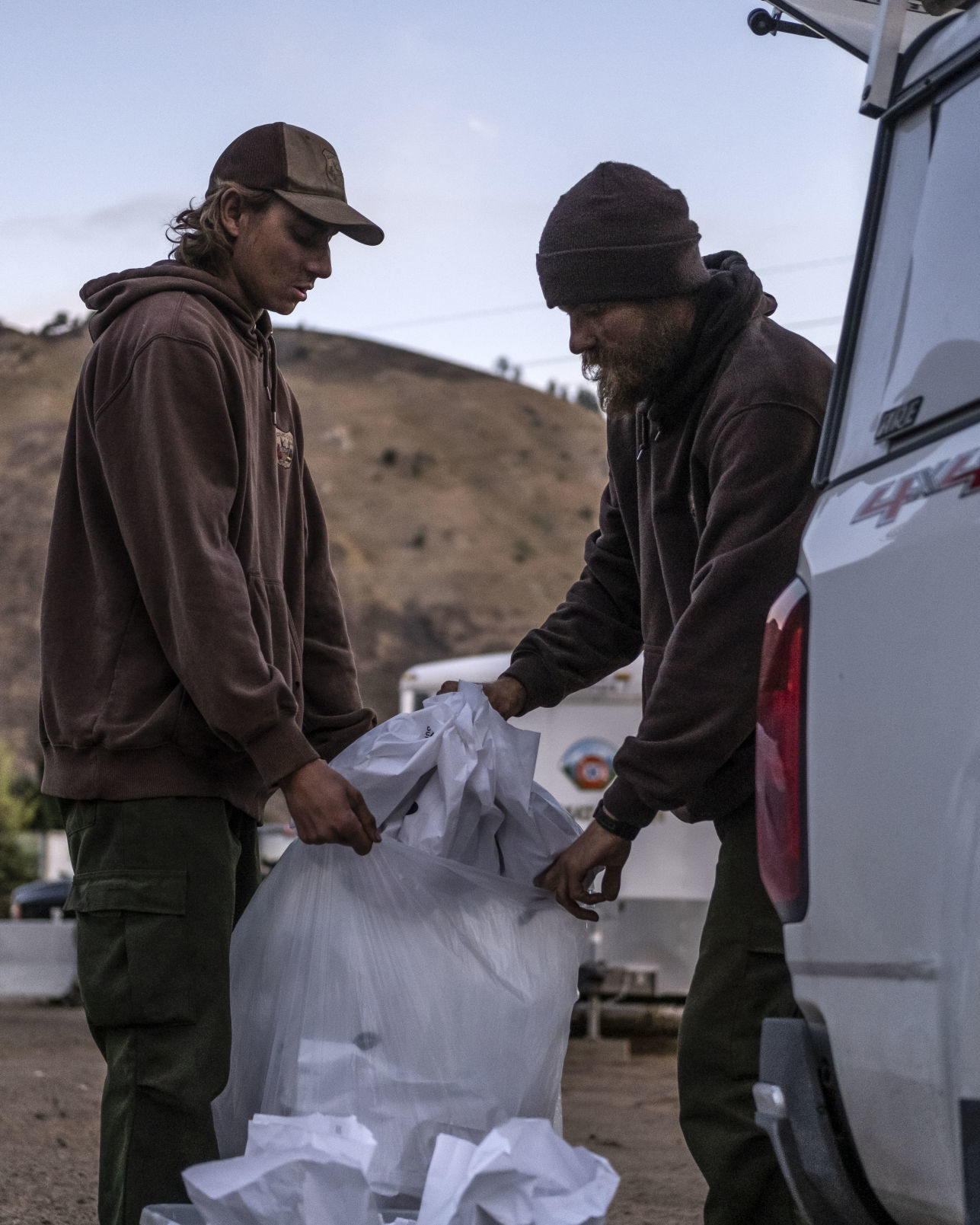 Saddle Butte firefighters breakfast